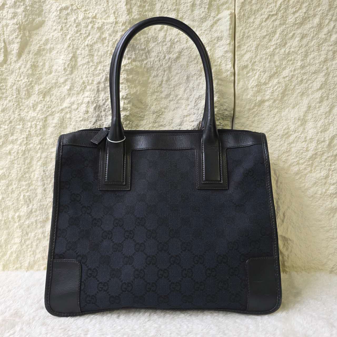 Gucci GG Canvas Tote Bag Black (Pre-Owned)