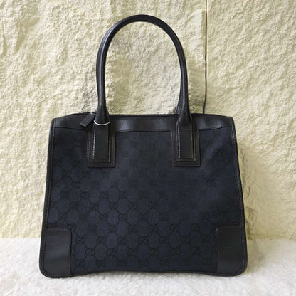 Gucci GG Canvas Tote Bag Black (Pre-Owned)
