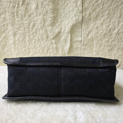 Gucci GG Canvas Tote Bag Black (Pre-Owned)