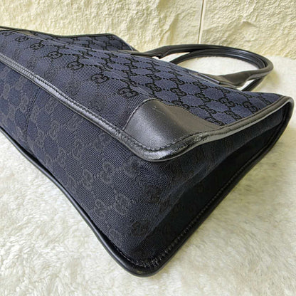 Gucci GG Canvas Tote Bag Black (Pre-Owned)