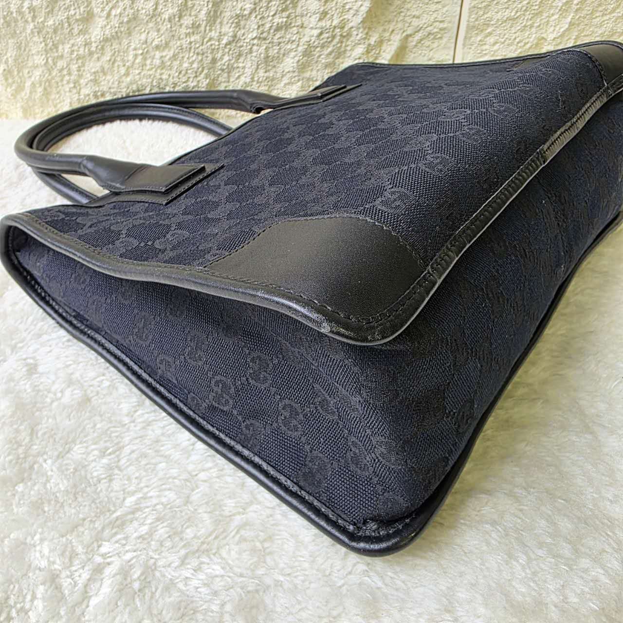 Gucci GG Canvas Tote Bag Black (Pre-Owned)