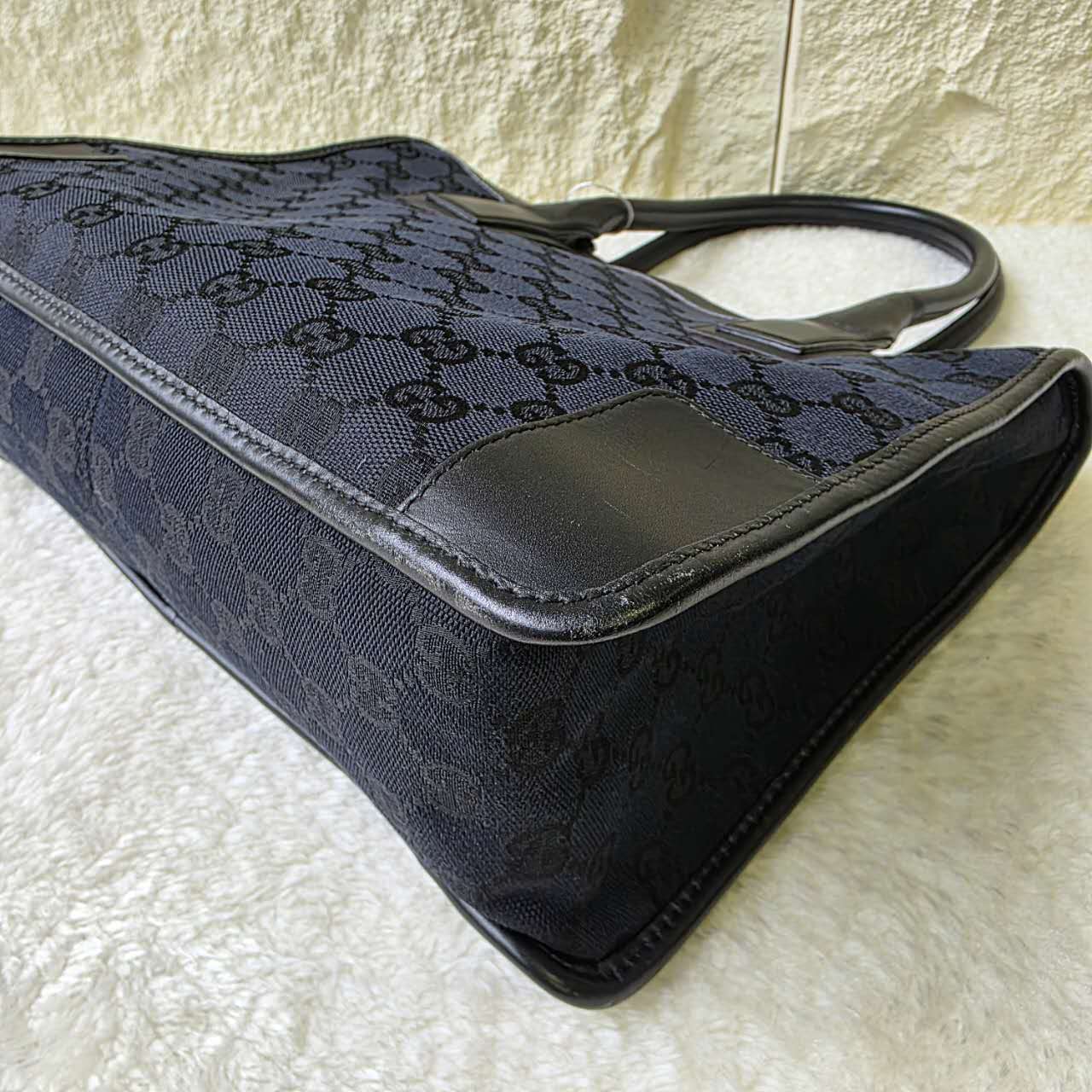 Gucci GG Canvas Tote Bag Black (Pre-Owned)