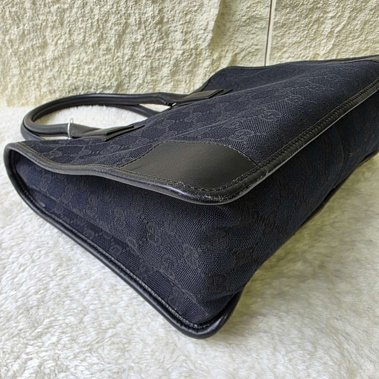 Gucci GG Canvas Tote Bag Black (Pre-Owned)