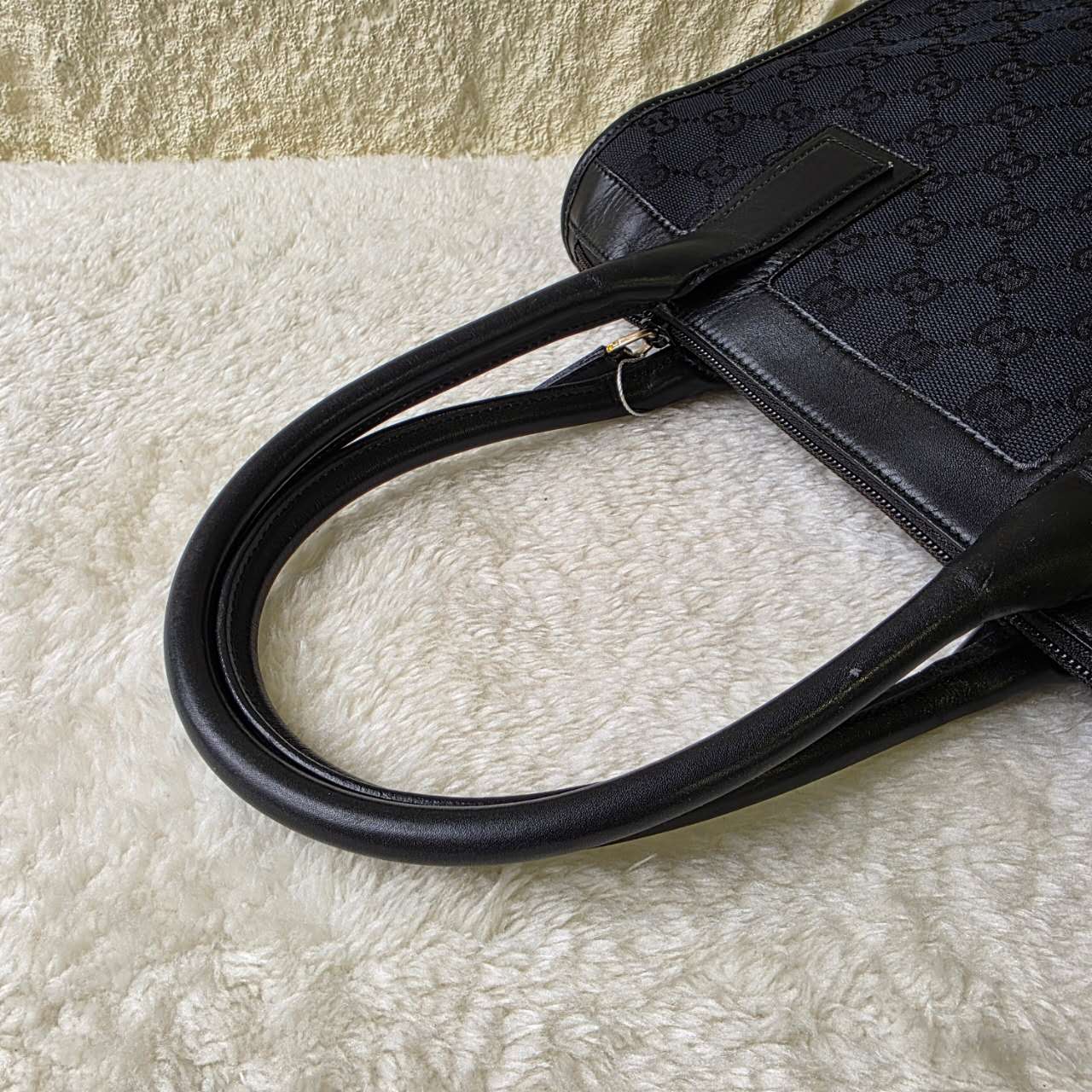 Gucci GG Canvas Tote Bag Black (Pre-Owned)