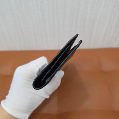 GUCCI Microguccissima Leather Long Wallet Black (Pre-Owned)