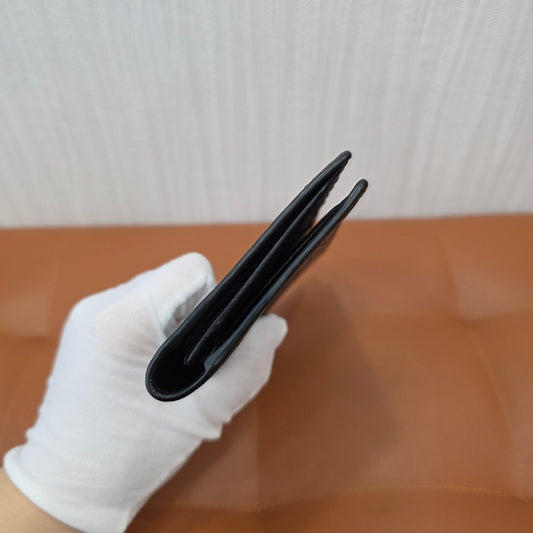 GUCCI Microguccissima Leather Long Wallet Black (Pre-Owned)