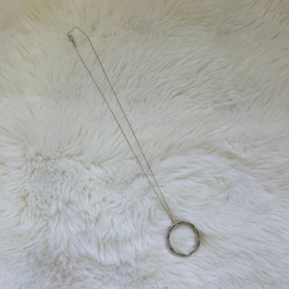 Tiffany & Co. 1837 Circle Pendant Necklace Sterling Silver (Pre-Owned)