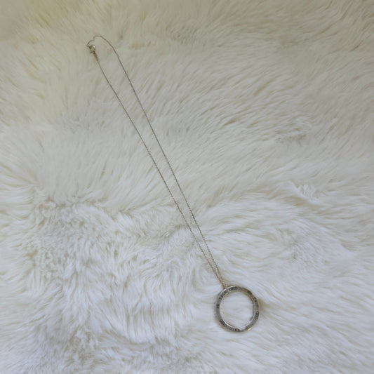 Tiffany & Co. 1837 Circle Pendant Necklace Sterling Silver (Pre-Owned)