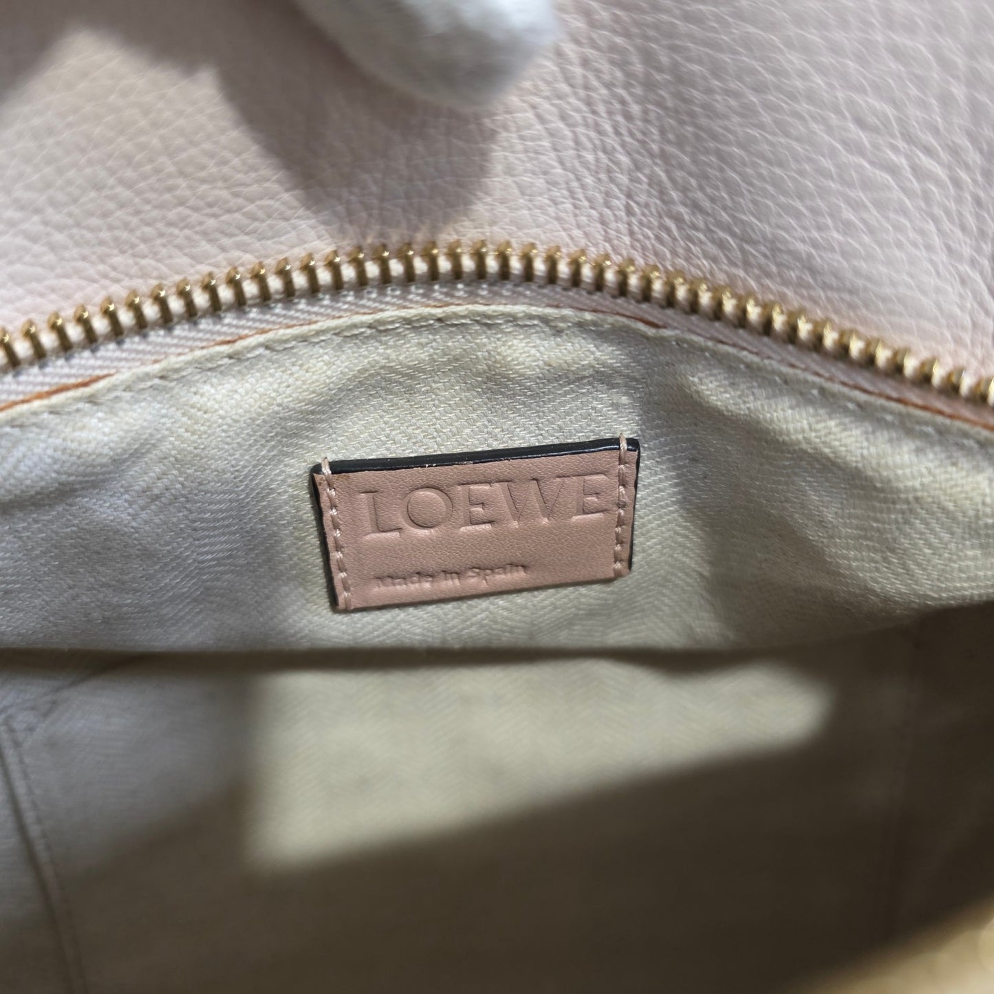 Loewe Puzzle Bag Small Leather & Suede Pink (Pre-Owned)