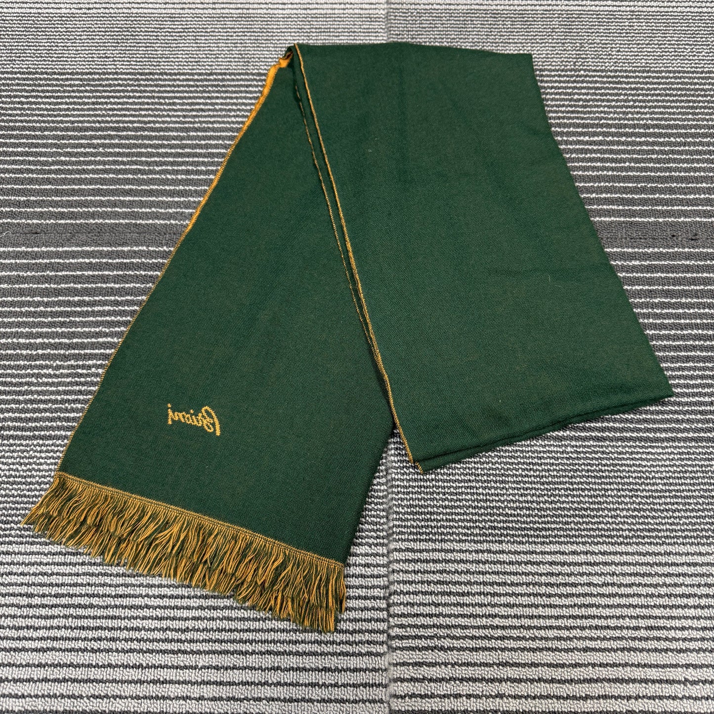 Brioni Cashmere Silk Scarf Green (Pre-Owned)