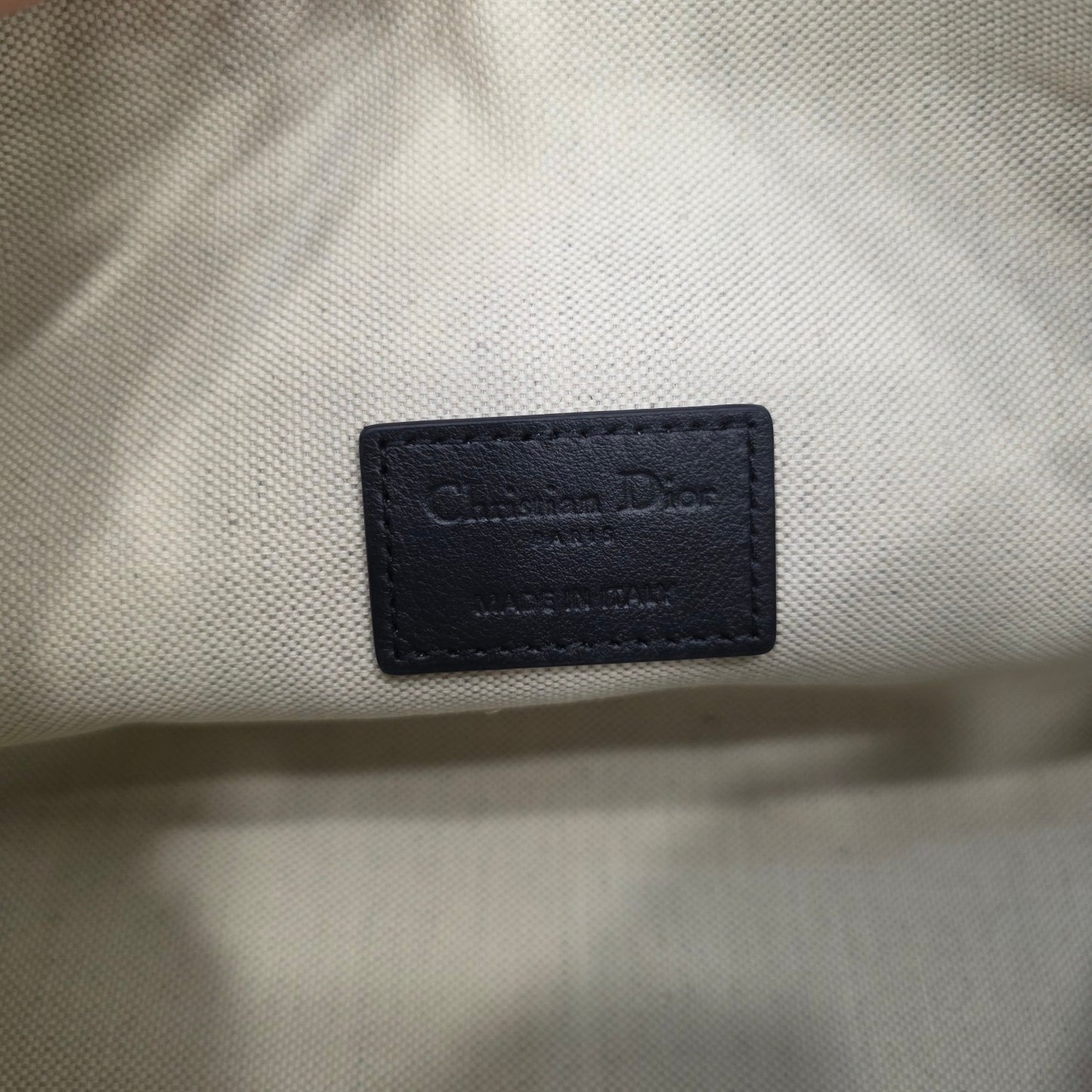 Christian Dior Oblique Jacquard Mini Shoulder Bag Navy (Pre-Owned)