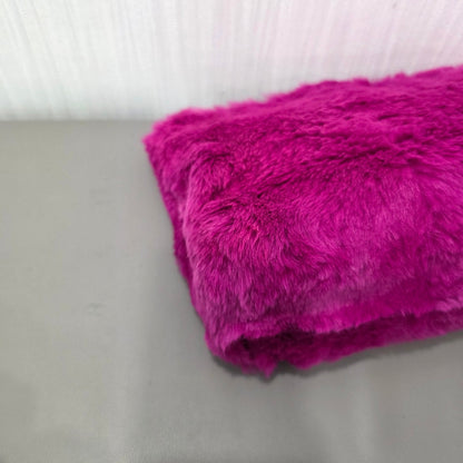 Chanel CC Fur Chain Shoulder Bag Pink (Pre-Owned)