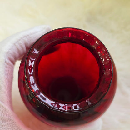 Baccarat Red Crystal Vase (Pre-Owned)