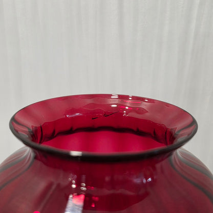 Baccarat Red Crystal Vase (Pre-Owned)
