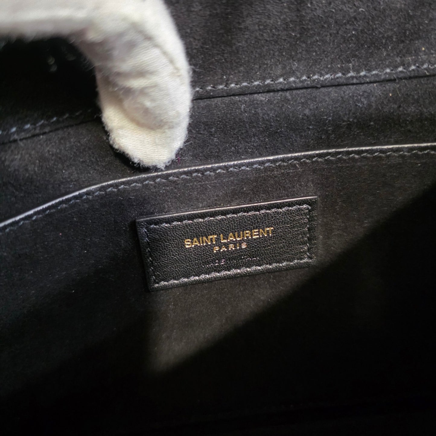 Saint Laurent Niki Metallic Leather Chain Shoulder Bag Bronze (Pre-Owned)