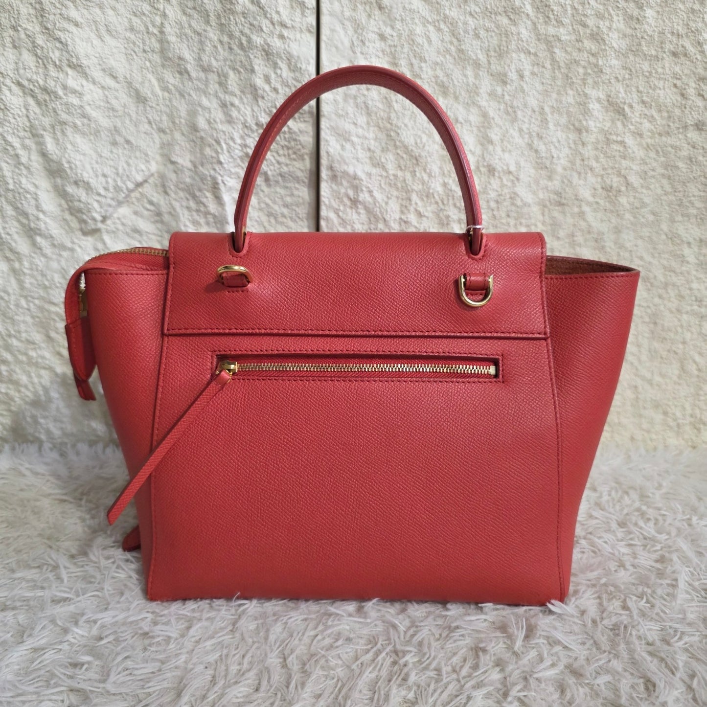 Celine Micro Belt Bag Grained Leather Handbag (Pre-Owned)