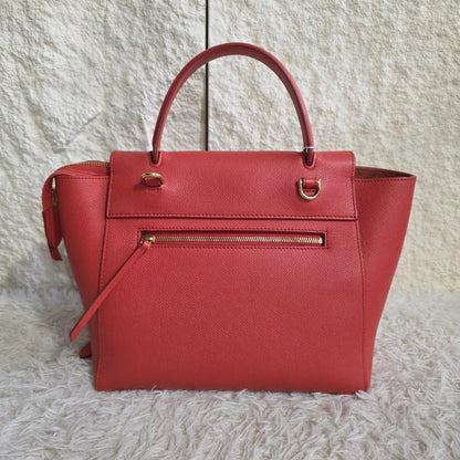 Celine Micro Belt Bag Grained Leather Handbag (Pre-Owned)