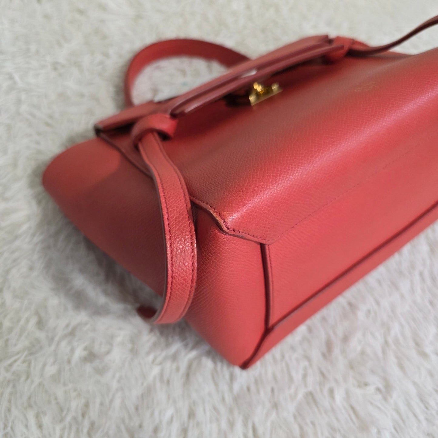 Celine Micro Belt Bag Grained Leather Handbag (Pre-Owned)