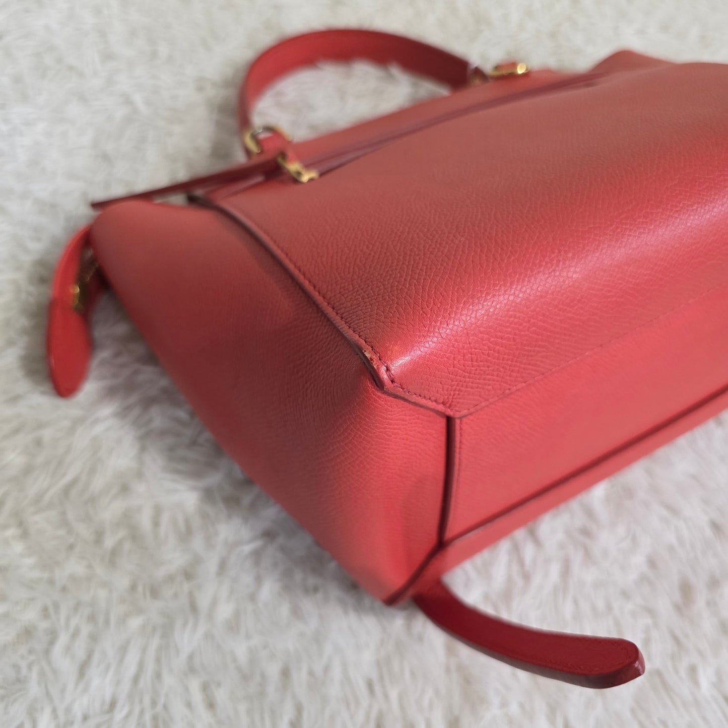 Celine Micro Belt Bag Grained Leather Handbag (Pre-Owned)