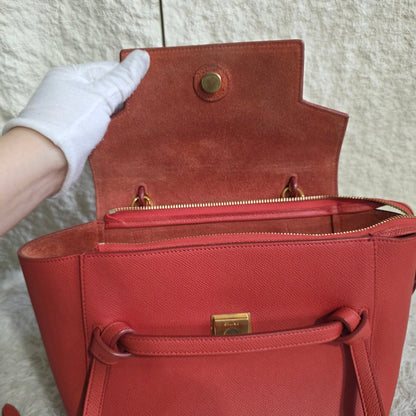 Celine Micro Belt Bag Grained Leather Handbag (Pre-Owned)