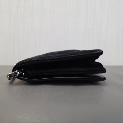 Chanel Star Charm Quilted Velvet Wallet on Chain (Pre-Owned)