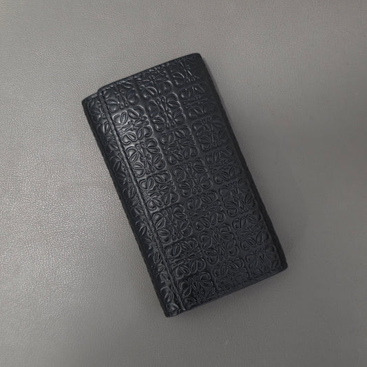 Loewe Anagram Embossed Leather Key Case (Pre-Owned)