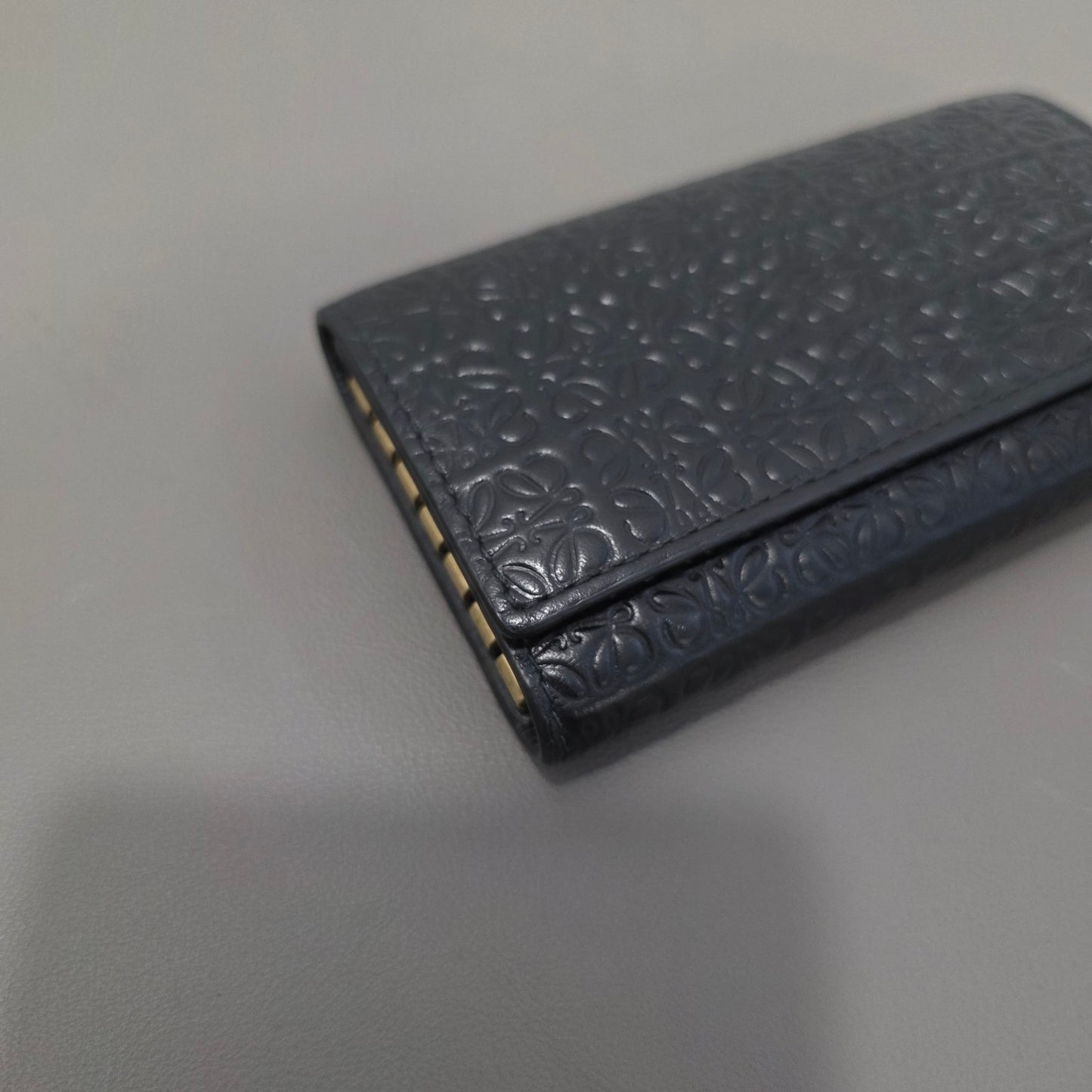 Loewe Anagram Embossed Leather Key Case (Pre-Owned)