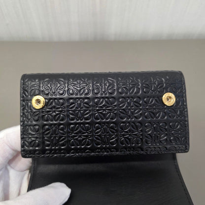 Loewe Anagram Embossed Leather Key Case (Pre-Owned)