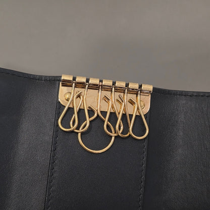 Loewe Anagram Embossed Leather Key Case (Pre-Owned)