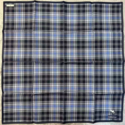 Polo Ralph Lauren Plaid Cotton Handkerchief Navy Blue (Pre-Owned)
