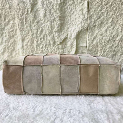 Chanel Patchwork Suede Leather Tote Bag (Pre-Owned)
