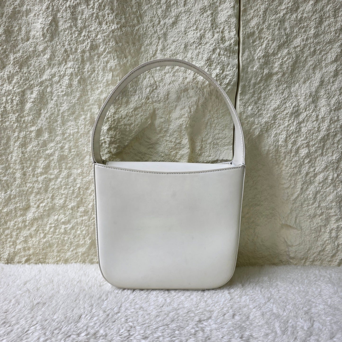 Gucci Soho Leather Shoulder Bag White (Pre-Owned)