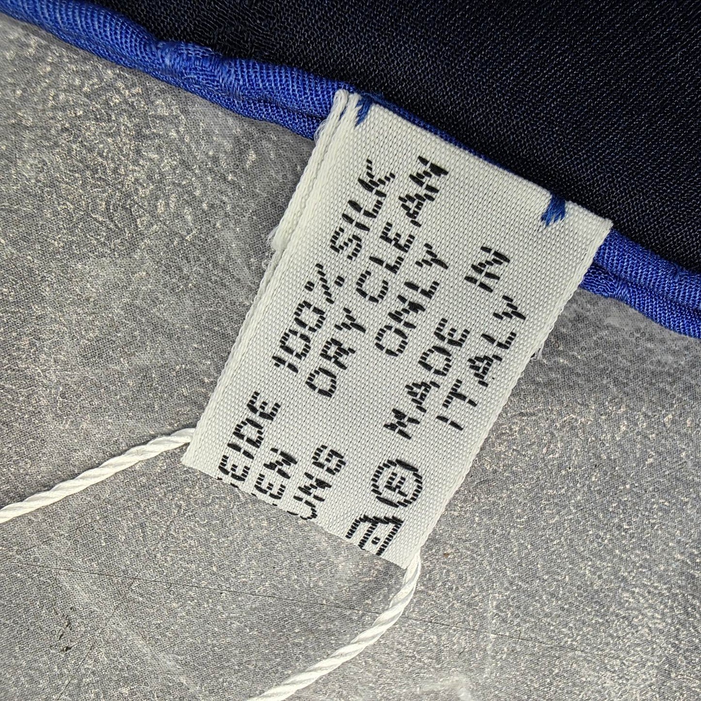 Must de Cartier Jewelry Motif Silk Scarf Navy (Pre-Owned)