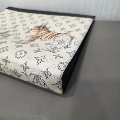 Louis Vuitton Monogram Savane Pochette Voyage GM Chapman Brothers Clutch (Pre-Owned)