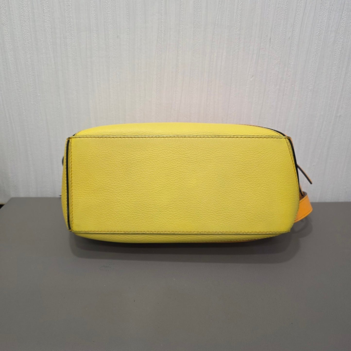 Loewe Puzzle Bag Small Calfskin Leather Multicolor Orange Yellow (Pre-Owned)
