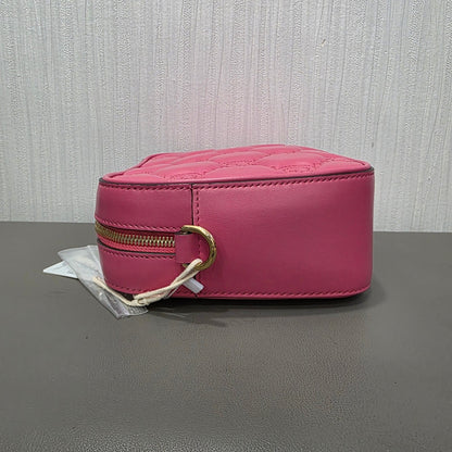 Gucci GG Marmont Matelassé Leather Camera Bag Pink (Pre-Owned)