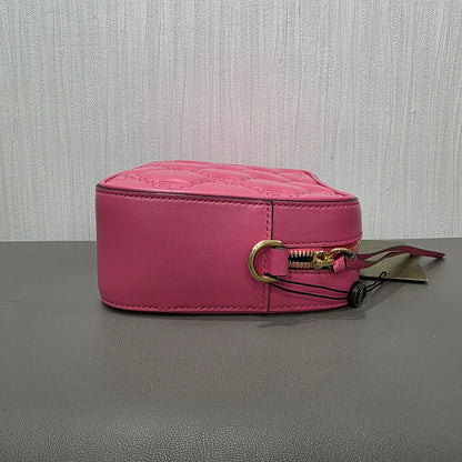 Gucci GG Marmont Matelassé Leather Camera Bag Pink (Pre-Owned)
