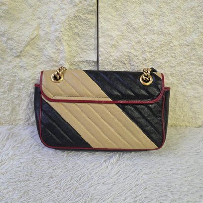 Gucci GG Marmont Matelassé Leather Chain Shoulder Bag (Pre-Owned)