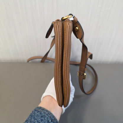 Prada Vitello Daino Leather Crossbody Bag (Pre-Owned)