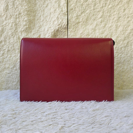 Gucci Arli Leather Clutch Bag (Pre-Owned)