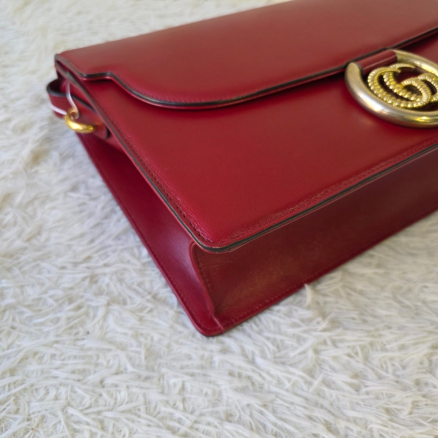 Gucci Arli Leather Clutch Bag (Pre-Owned)