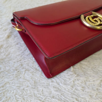 Gucci Arli Leather Clutch Bag (Pre-Owned)