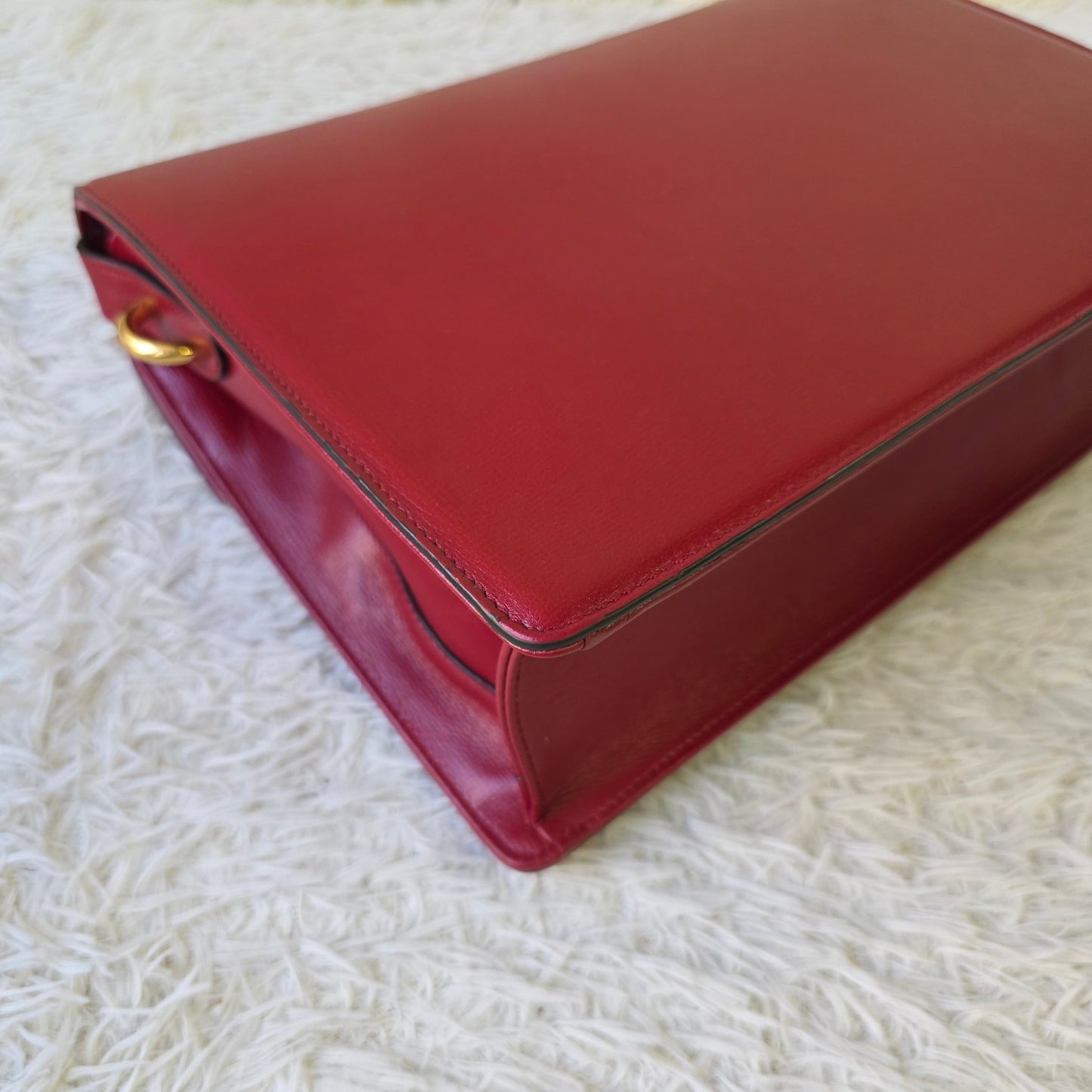 Gucci Arli Leather Clutch Bag (Pre-Owned)