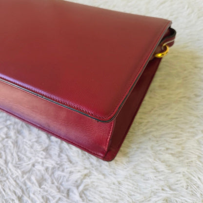 Gucci Arli Leather Clutch Bag (Pre-Owned)