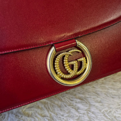 Gucci Arli Leather Clutch Bag (Pre-Owned)