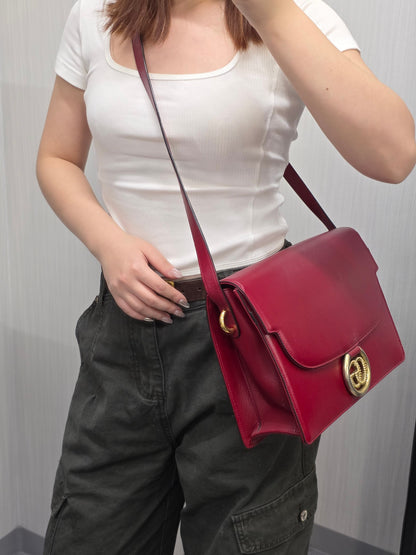 Gucci Arli Leather Clutch Bag (Pre-Owned)