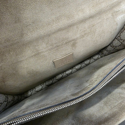 Gucci Dionysus GG Supreme Embroidered Chain Shoulder Bag (Pre-Owned)