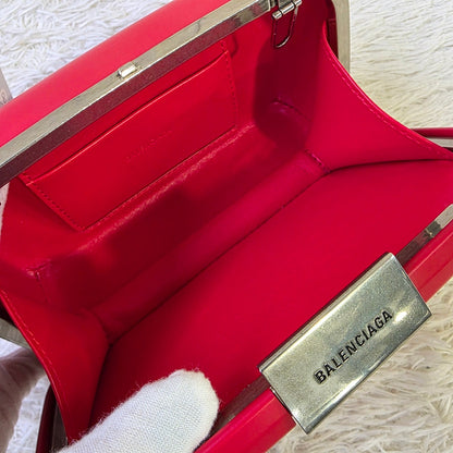 Balenciaga BB Logo Leather Crossbody Bag (Pre-Owned)