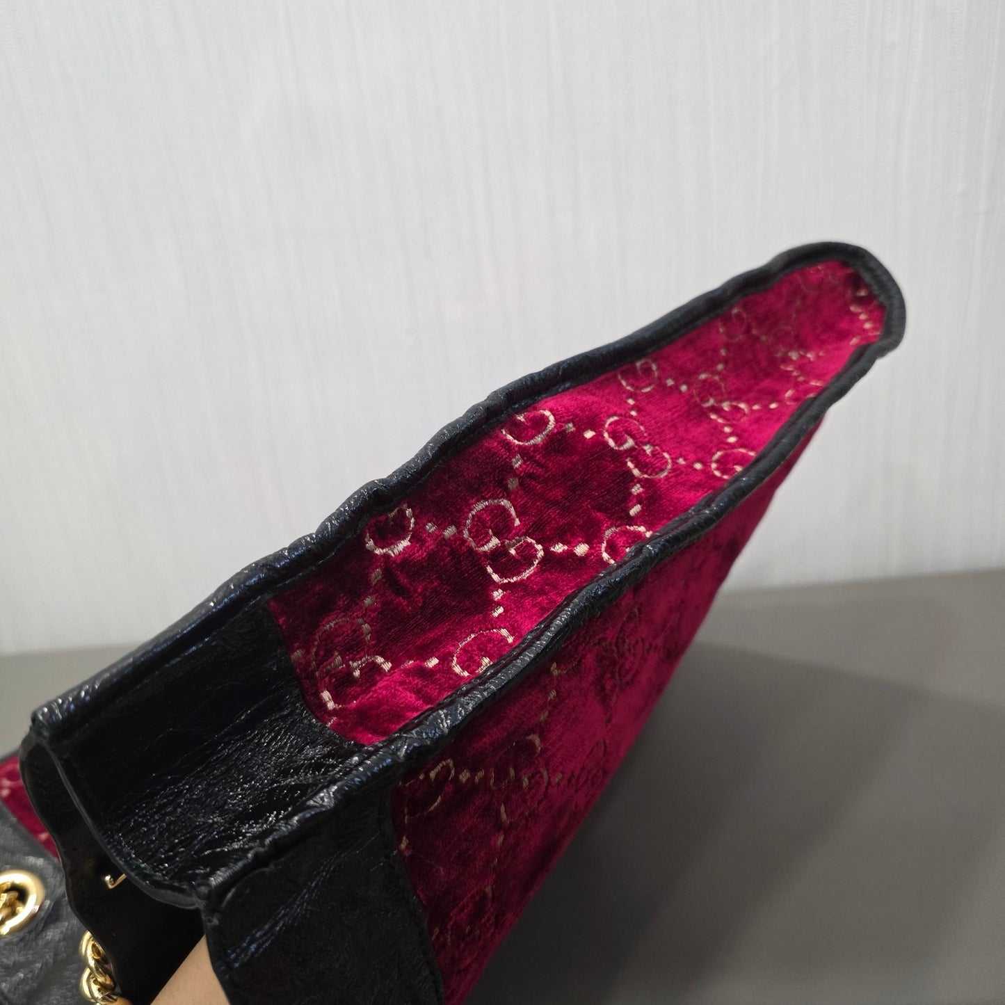 Gucci Rajah GG Velvet Tote Bag (Pre-Owned)