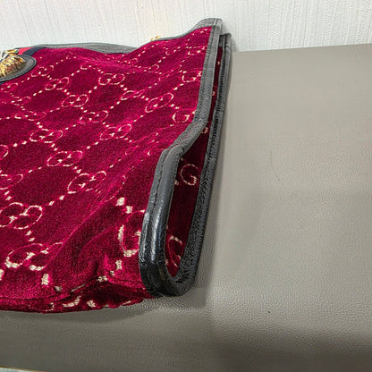 Gucci Rajah GG Velvet Tote Bag (Pre-Owned)